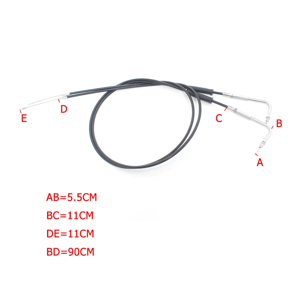 

Аксессуары для мотоциклов, черный трос дроссельной заслонки для Harley Davidson Sportster XL1200 XL883 Dyna Softail Electra Glide 1996-2010