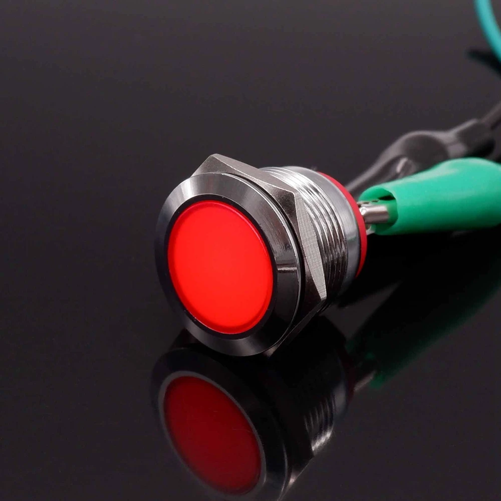 

Металлический индикатор светодиодный 3-220В