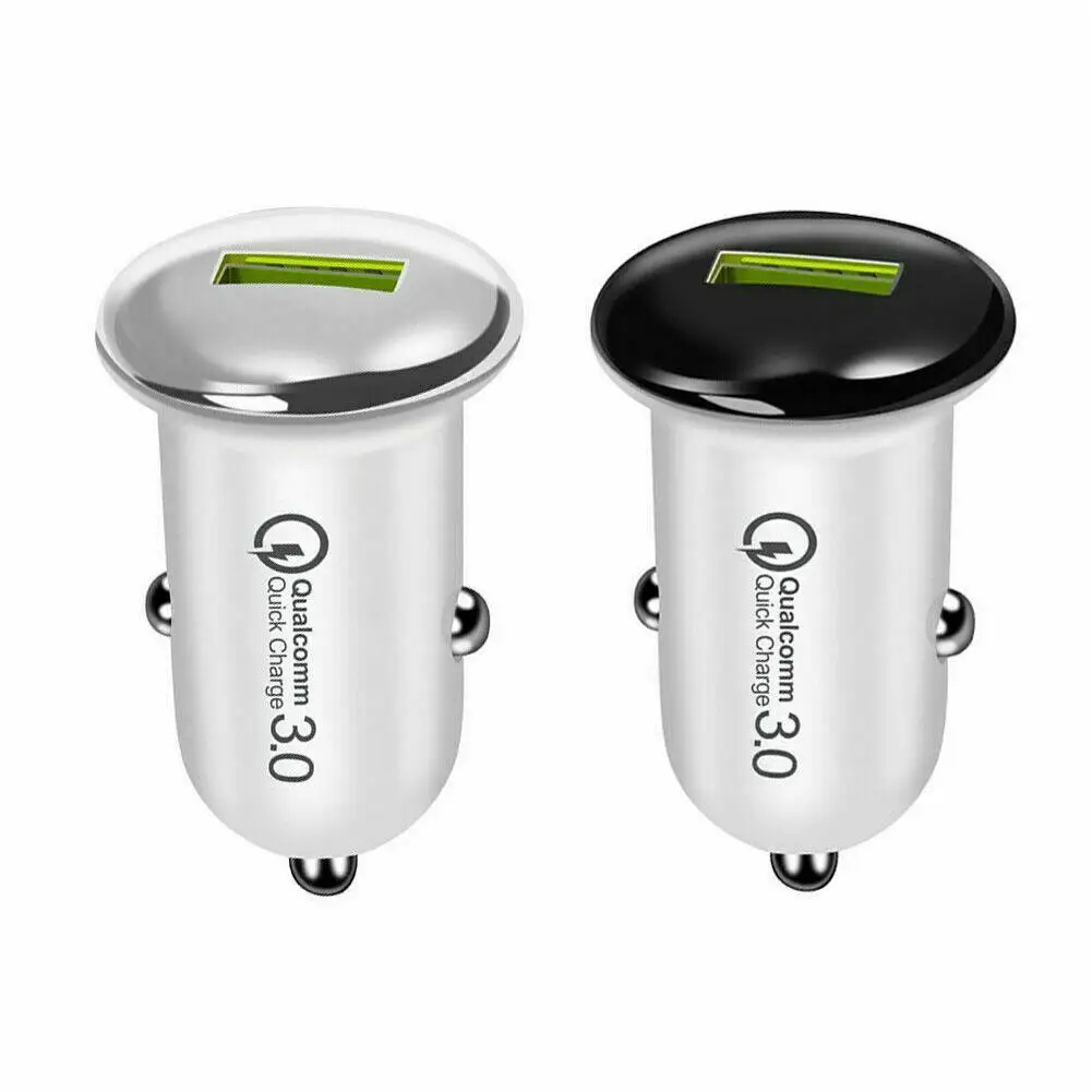 

Car Phone Charging Plug Small Mushroom Multi-functional Mini Usb Charging Adapter 12-24v 2.4a 3.1a Qc 3.0 Quick Charge wholesale
