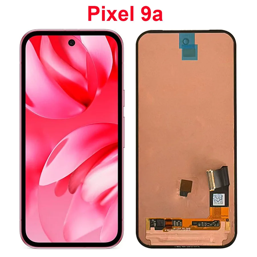 Фото 6,3-дюймовый ЖК-дисплей 120 Гц для Google Pixel 9a, сенсорная панель, дигитайзер, запасные части для экрана Google Pixel 9a №2