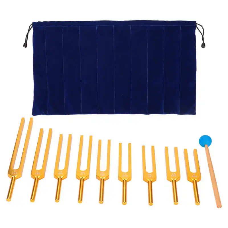 

Portable Tuning Fork Set Aluminium Alloy Resonant Tuning Fork Tuning Fork Virbration Instrument Health Care