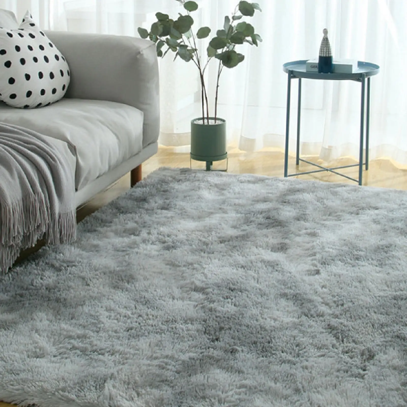 

Home Area Rug Living Room Bedroom Fluffy Rug Shaggy Rug Floor Carpet for Home Decoration