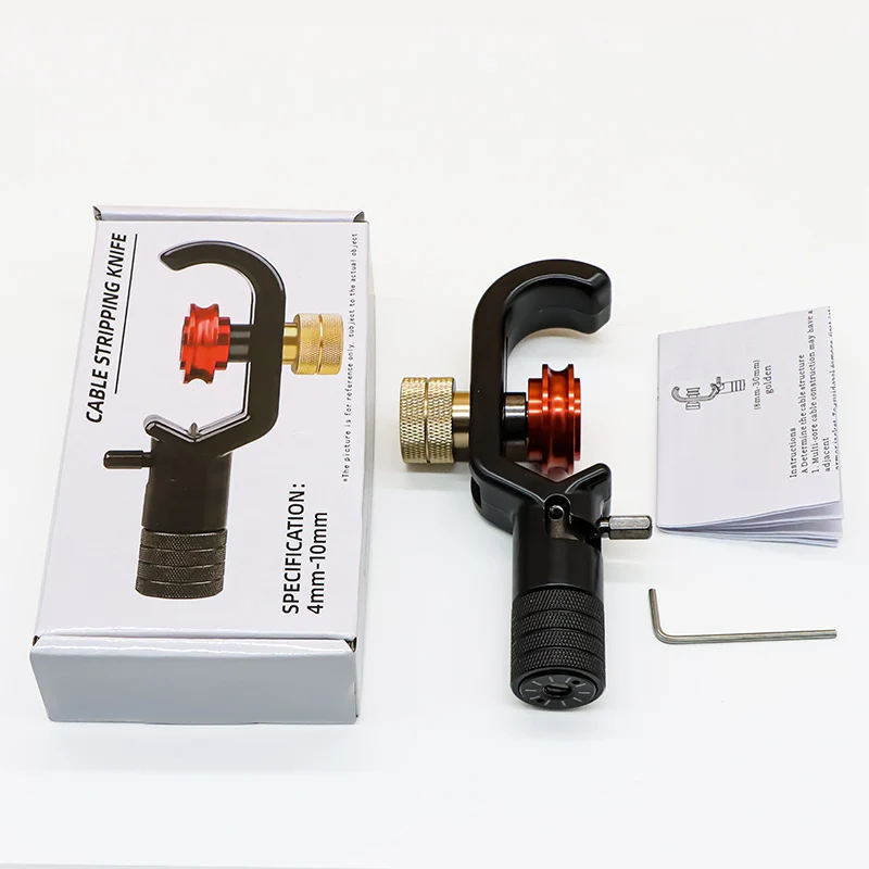 ACS-2 Fiber Optic Cable Stripper Longitudina Transverse Armoured Wire Stripper Sheath Stripper 4-10mm&8-30mm Cable Slitter Tool