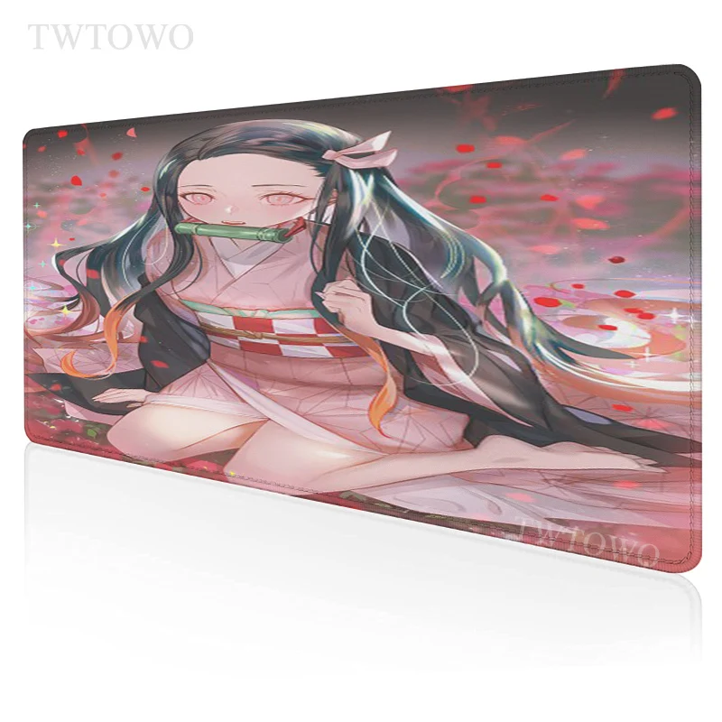 Anime Demon Slayer Kimetsu No Yaiba Kamado Nezuko Mouse Pad Gaming XL Home Mousepad XXL keyboard pad Table Mat Mice Pad