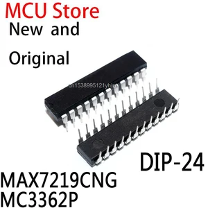 10PCS New and Original DIP24 MAX7219 DIP-24 DIP 7219CNG DIP-24 MAX7219ENG MC3362 3362P MAX7219CNG MC3362P