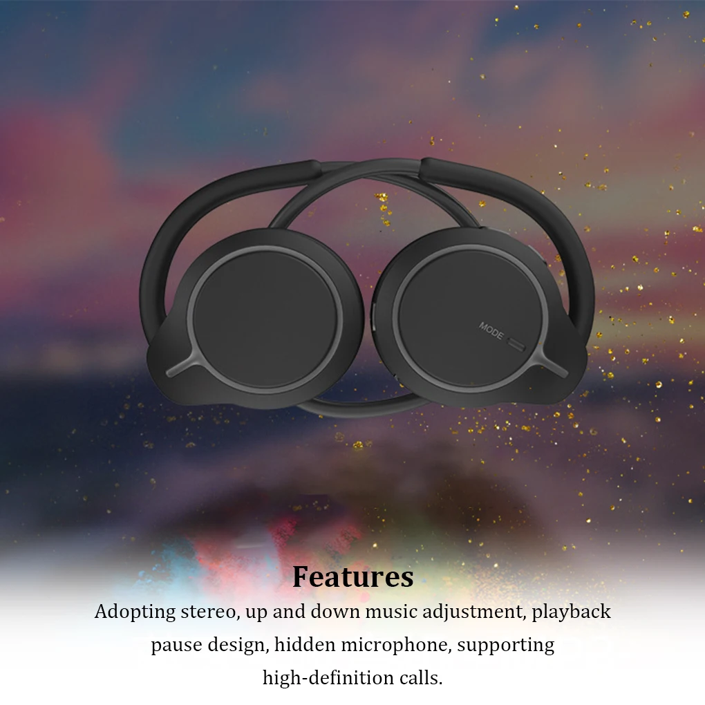 

Bluetooth-Compatible Headphones Sports Running Wireless Comfortable Headset