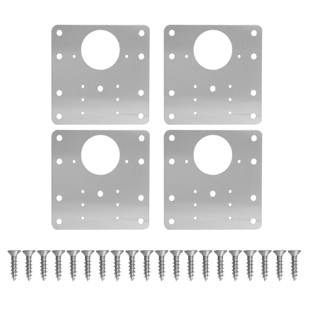 

Hinge Repair Plate Door Cabinet Mounting Bracket Kitchen Metal Mending Stainless Steel Furniturewardrobe
