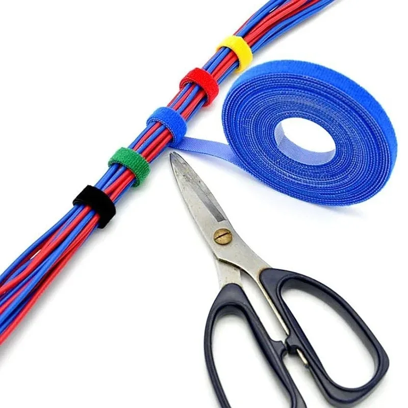 Многоразовая крепежная лента 4-1 рулон нейлоновая USB-кабель самоклеящийся