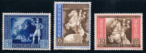 3 шт.компл. новый немецкий почтовый штамп 1942 почтовый съезд гравировочные штампы MNH