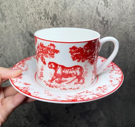 

Coffee Mugs Ceramic Water Cup Wholesale Porcelain Coffee Cups With Gold Handle School Teacher Gift Free Shipping