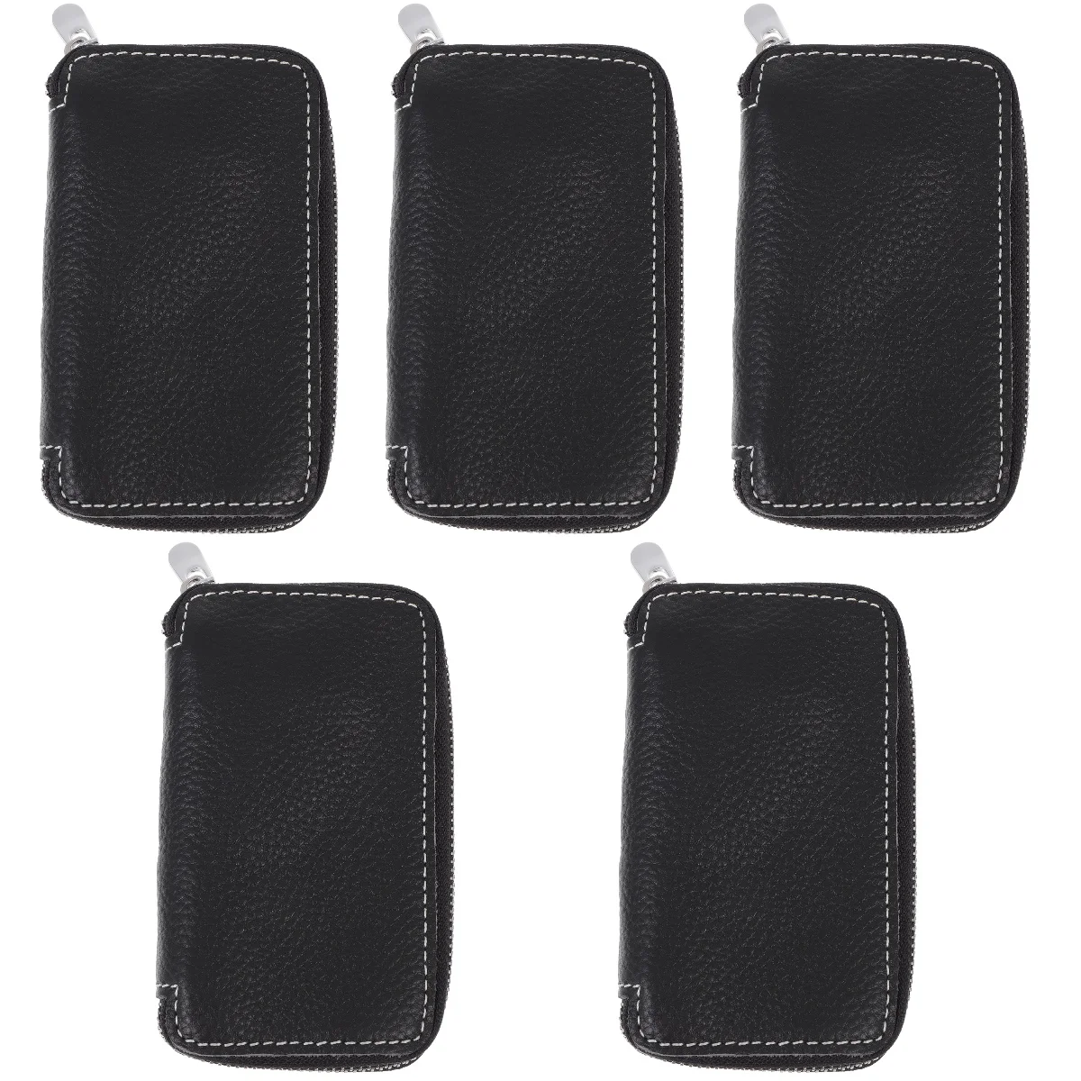 

5pcs Practical Keys Storage Key Case Zipper Key Storage Bag