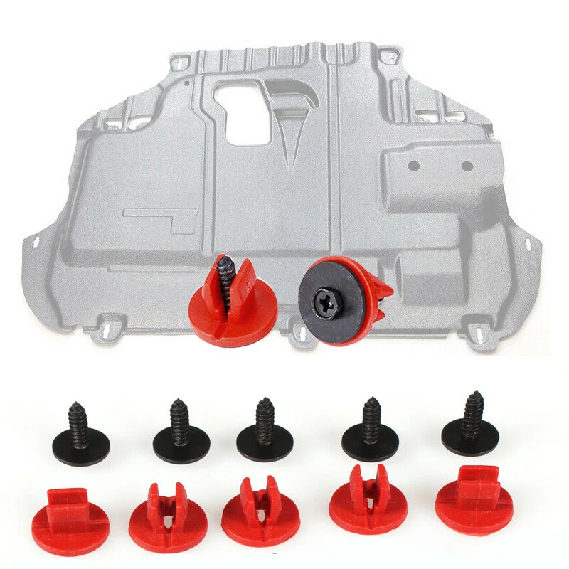 

For Ford Focus II 2004 - 2011 C-Max 2003 - 2010 Underbody protection Underbody Engine protection Mounting kit Clips