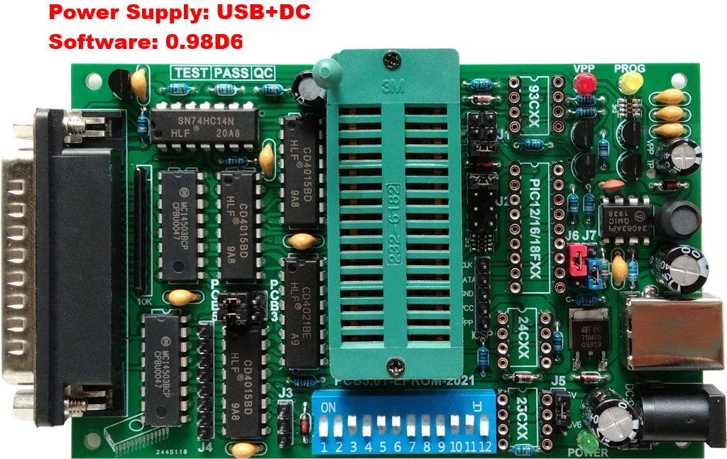 Многофункциональный программатор PCB5 Willem burn EPROM FLASH MCU материнская плата BIOS Write |