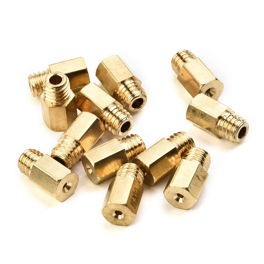 

Pack Of 12pcs Carburetor Main Jet Thread For Mikuni VM TM Carb Motoforce Carburetor Injector Nozzle Size 90-200