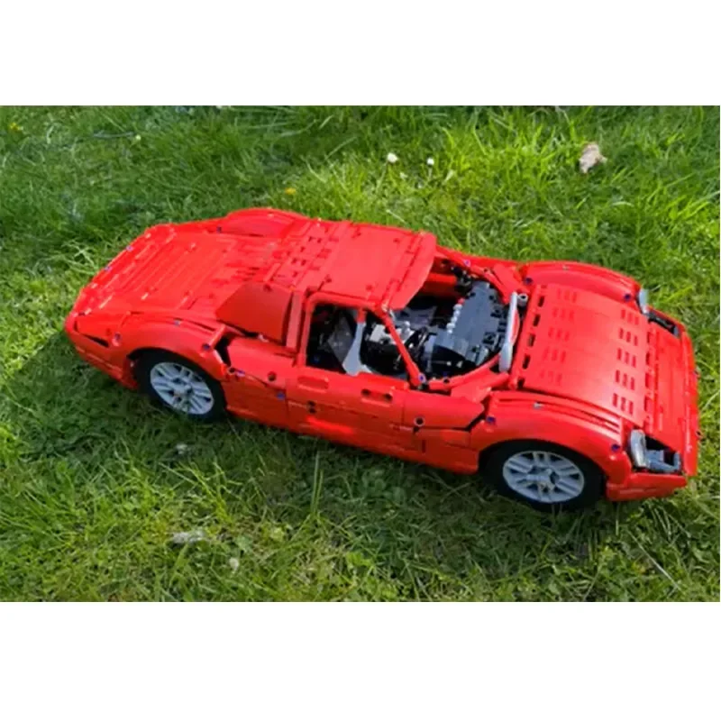 Фото Новый гоночный автомобиль 250LM 42143, совместимый с MOC- 146842   Спортивный автомобиль, 2067 шт., собранный строительный блок, игрушечная модель, сделай сам, детский подарок, подарок №4