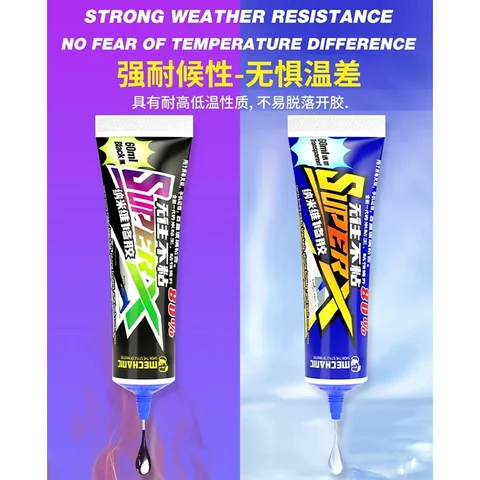 MECHANIC SUPER X 60 мл, черная/прозрачная фотовспышка, ремонт, клей, держатель, нано задняя крышка, инструмент для ремонта герметика