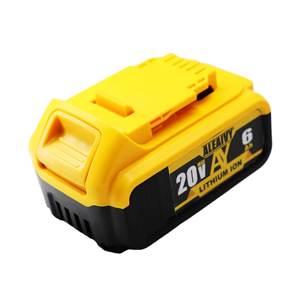 Фото Новый аккумулятор 20 в 18650 Ач, замена электроинструмента для DeWalt DCB184 DCB181 DCB182 DCB200 20 в 6 А 18 в, аккумулятор и зарядное устройство №2