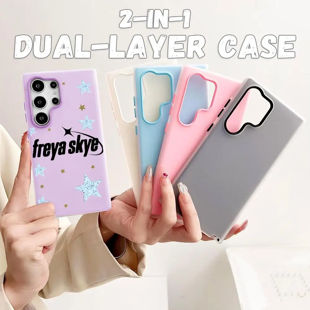 Фото Чехол для телефона Singer F-Freya Skyes для Samsung Galaxy S25 S24 S22 S23 Ultra S21 S20 Plus, матовый, противоударный, мягкий, с эффектом желе №4