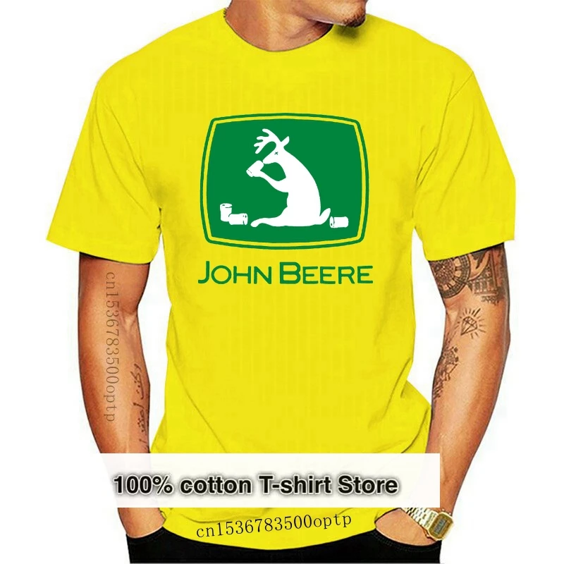 

New John Beere T Shirt Deere Parody Beer Vintage Cool Gift Tee 235