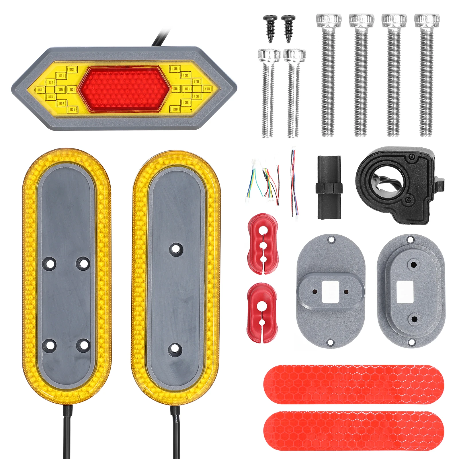 

Светодиодный сигнал поворота для электрического скутера, предупреждающая лампа, совместимая с M365/365PRO/PRO2/1S/LITE/MI3/MAX G30/G30D, запчасти для скутера