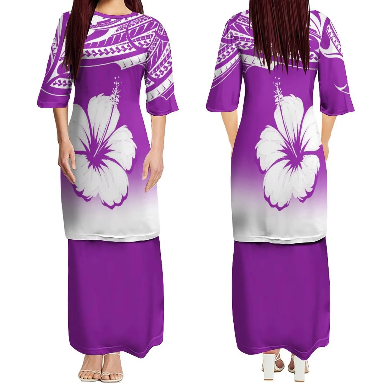 Высококачественное полинезийское женское стандартное Гавайское племя платье с