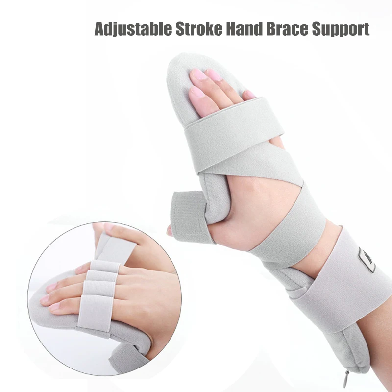 

1PC Adjustable Stroke Hand Brace Support Finger Night Hand Splint Support Orthopedic Wrist Rest Arthritis Tendonitis Rehabilitat