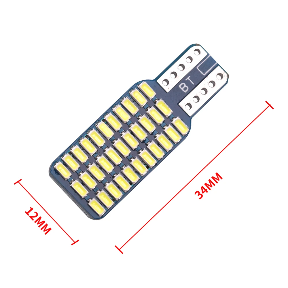 1 пара высокая яркость Canbus T10 W5W 3014 33SMD безошибочная голубой лед 4000K 6000K теплый белый