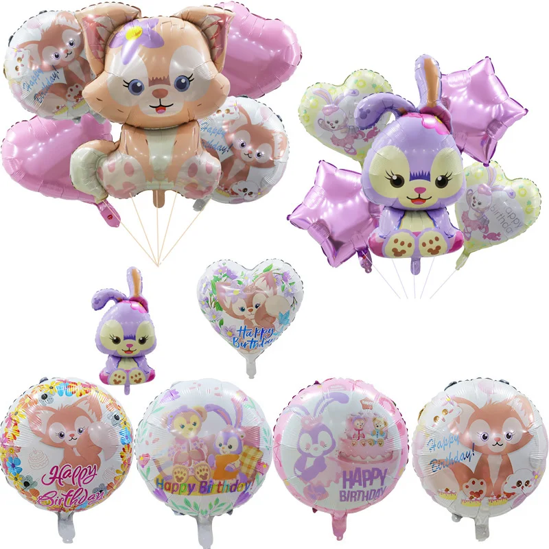 

Мультяшные Аниме игрушечные шары Linabell, шары в форме звезды, алюминиевая пленка, игрушечные шары, украшения для дня рождения, шары