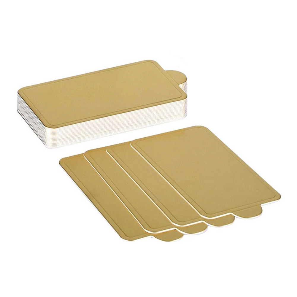 

Mini Cardboard Cake Bases 100pcs Golden Mousse Cake Boards Cake Paper Plates Dessert Board Base For Wedding Birthday