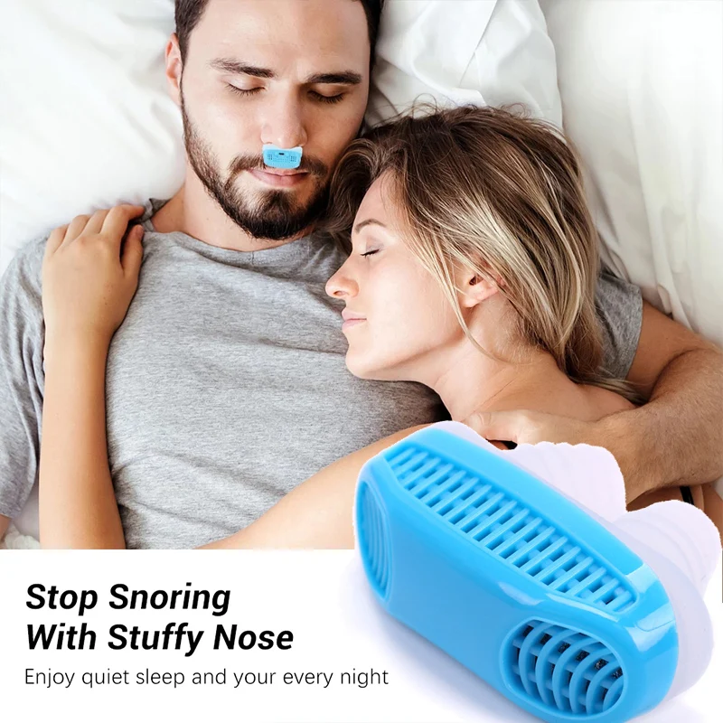 

Electric Anti Snoring Device Aid Mini Device Stopper Nose Breathing Relieve Snoring Aid Anti Snoring For Better Sleep snoring