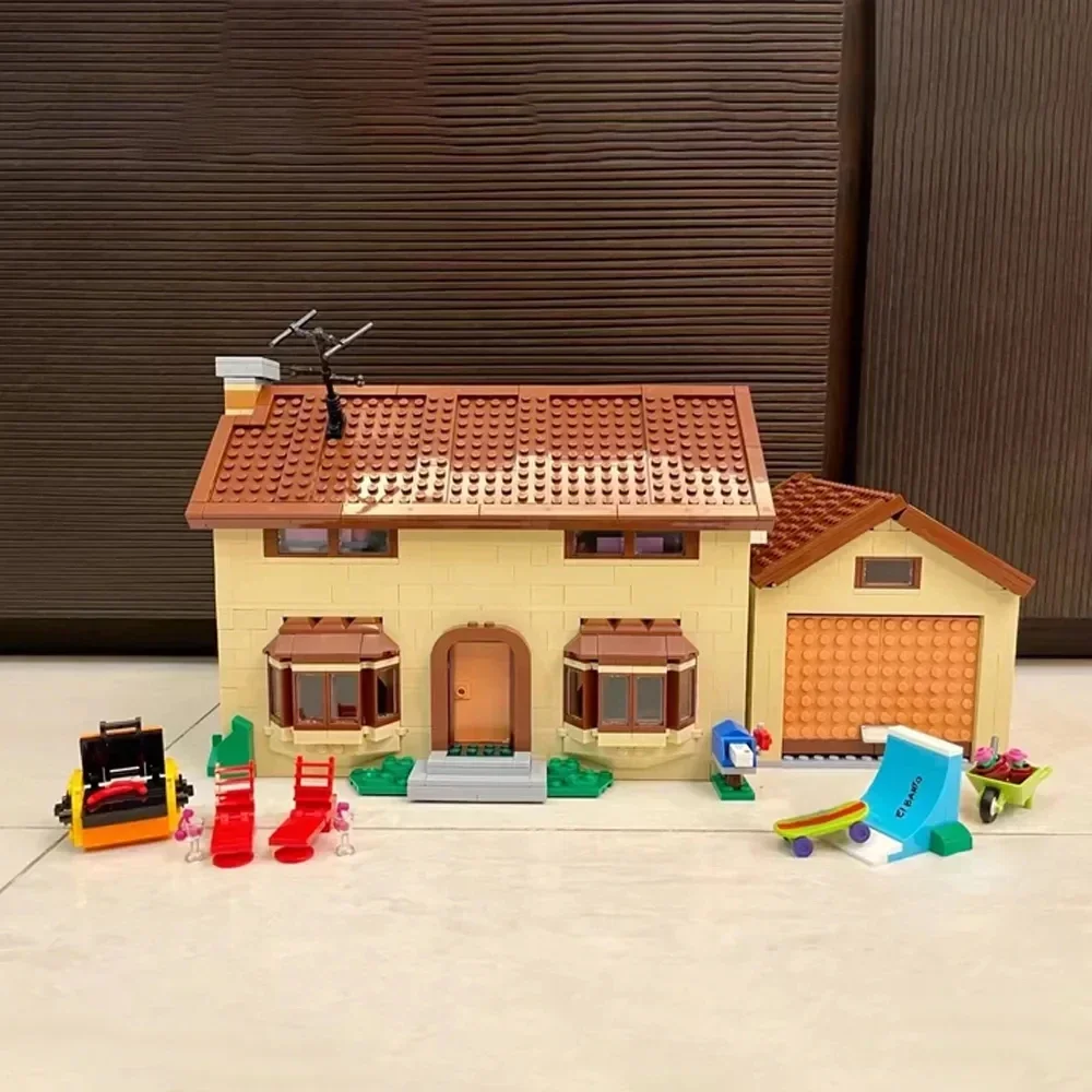 

2523pc The Simp House Building Blocks Compatible 71006 Bricks City StreetView Education Kid Birthday Christmas Toy Gifts