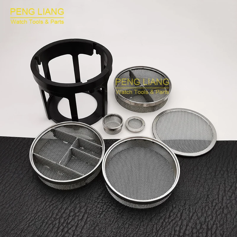

304L Stainless Steel Baskets Set For Watch Cleaning Machine, Watch Repair Tools