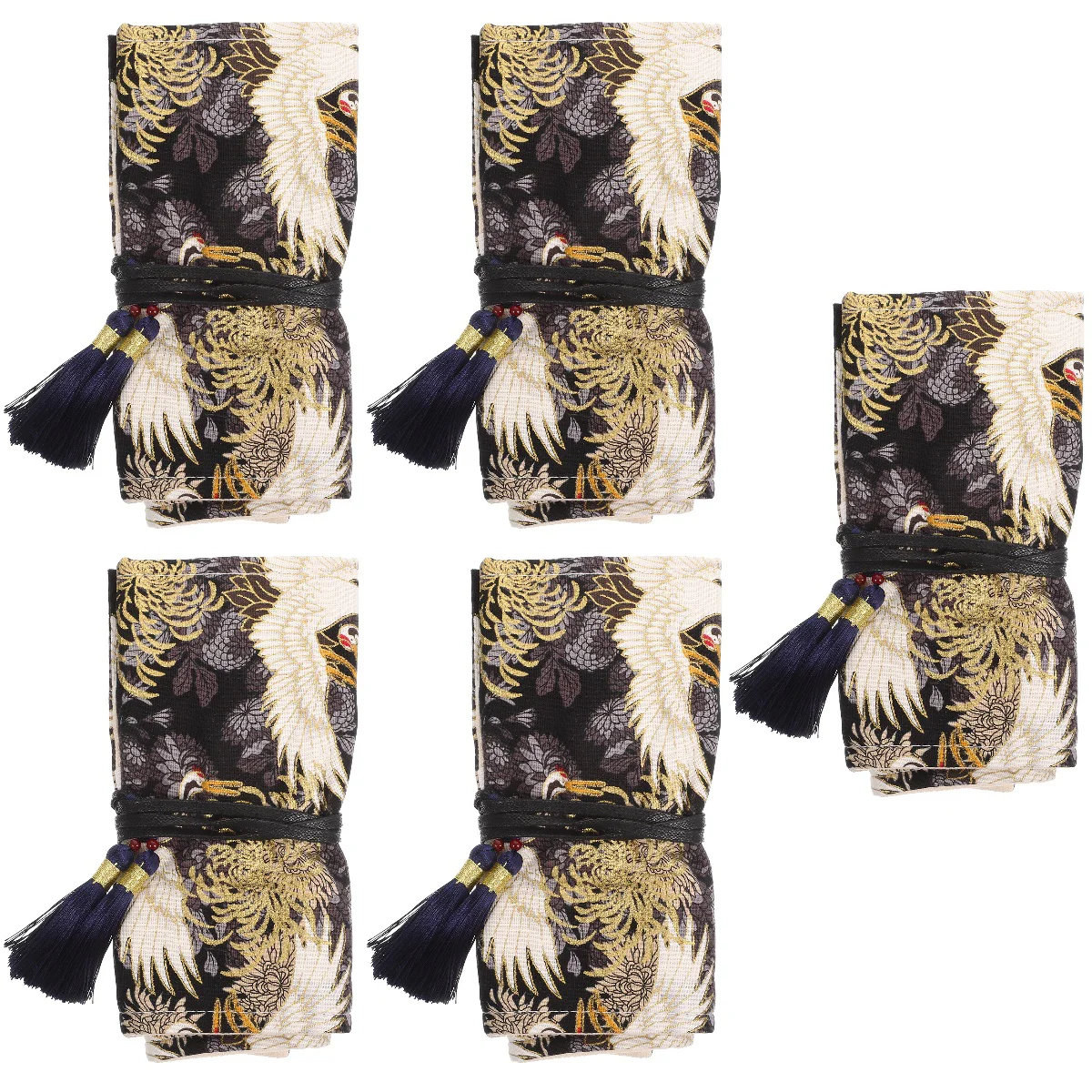 

5x Yarn Storage Organizer DIY Crochet Hook Bag Crochet Hook Storage Bag Knitting Bag for Home Outdoor Sewing