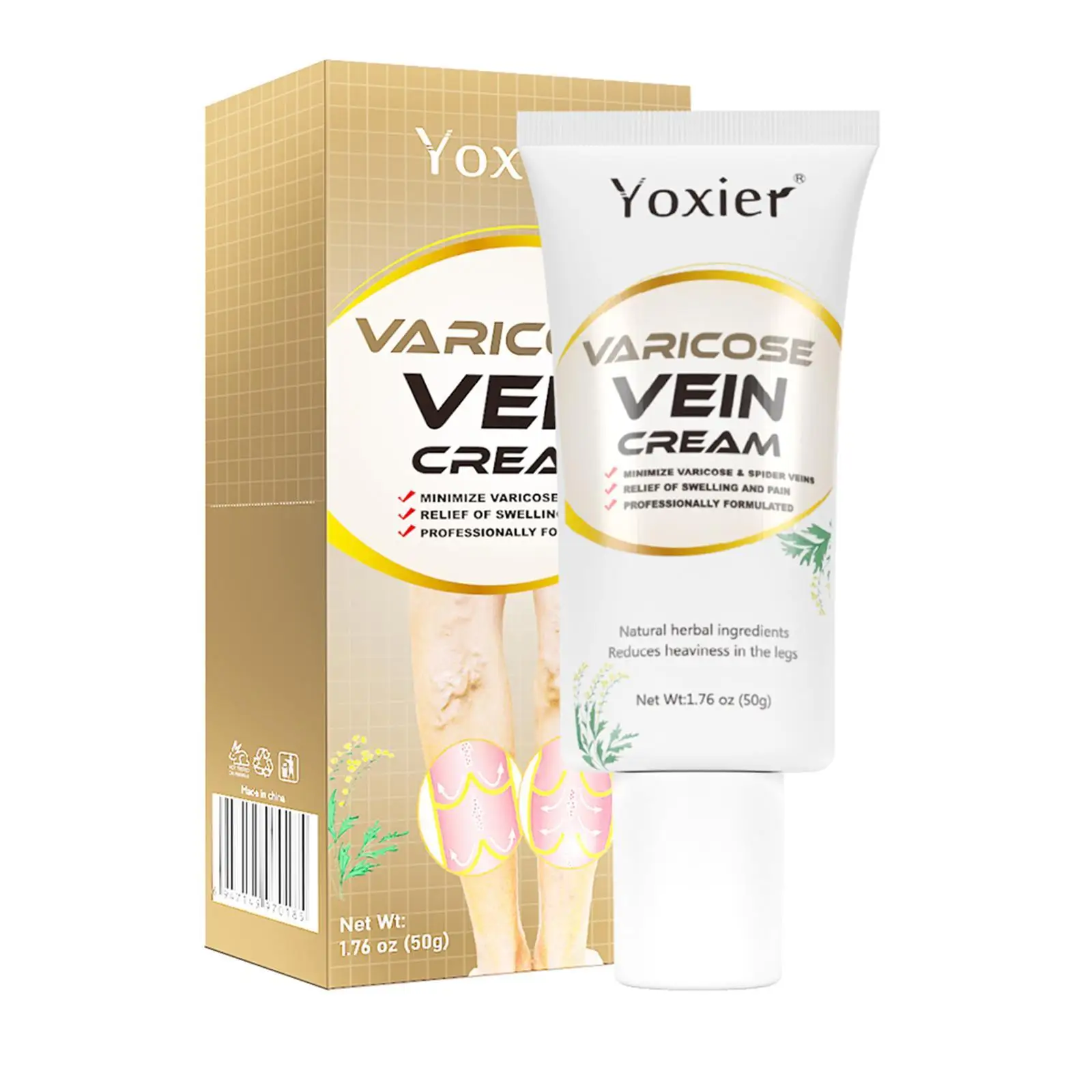 

Крем для ремонта варикозных вен Tongmai, 50 г