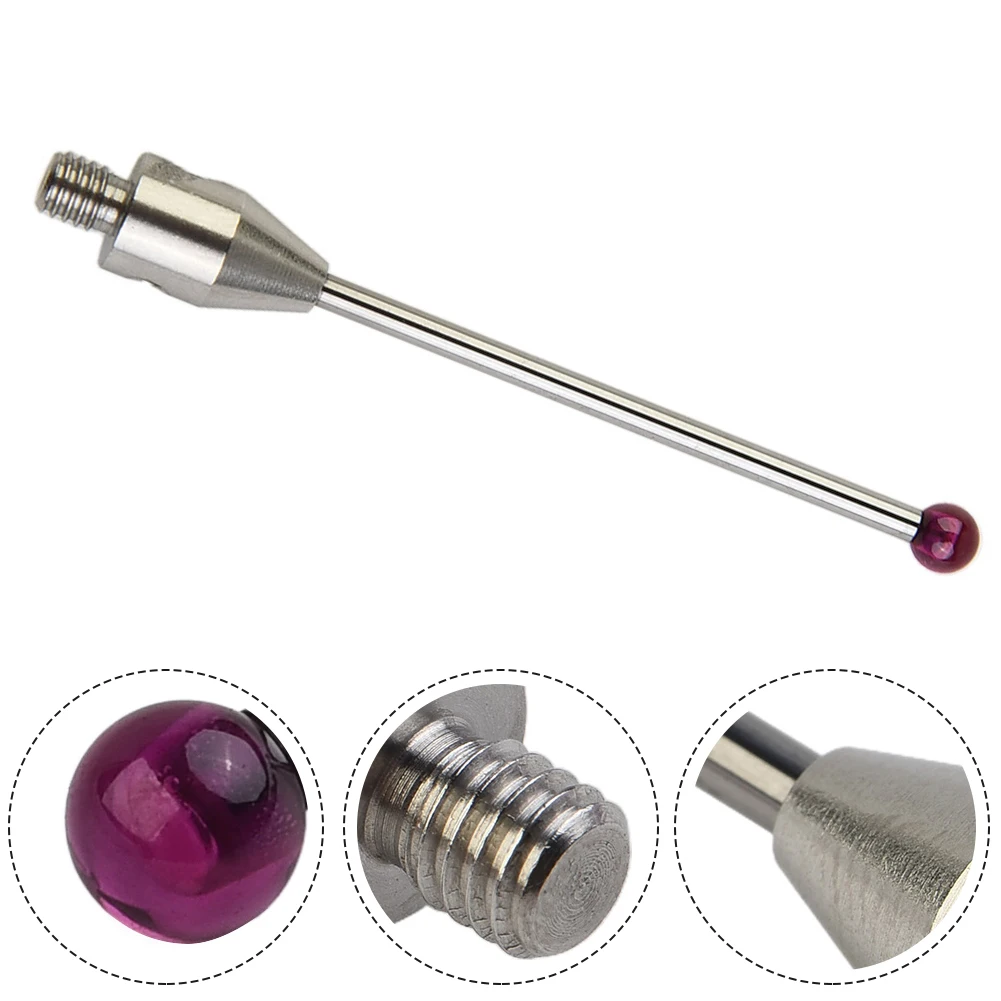 

A-5003-4799 Touch Probe Stylus M4 Thread 4mm Rubine Ball 50mm Length CMM Stylus Touch Probe CMM Machine Tools Parts