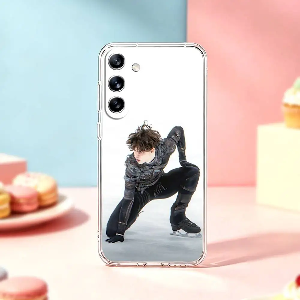 Фото Чехол для телефона с изображением фигуристов М-Михаила Шайдорова для Samsung Galaxy A91,80,73,72,71,53,52,32,31,22,21s,20, прозрачный мягкий чехол №3