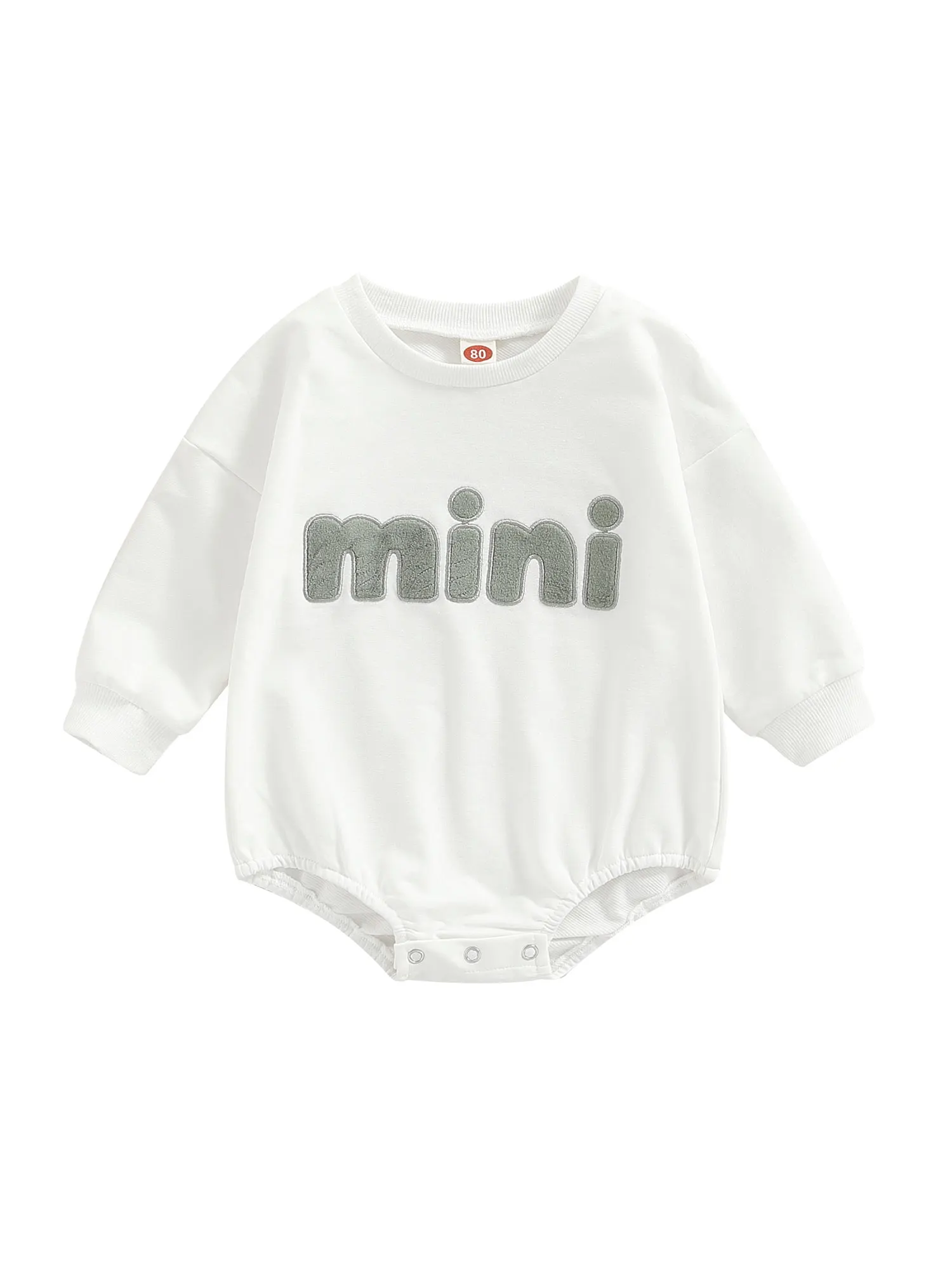 

Baby Boy Girl Fall Winter Clothes Letter Printed Long Sleeve Romper Pullover Crewneck Sweatshirts Oversized Sweater