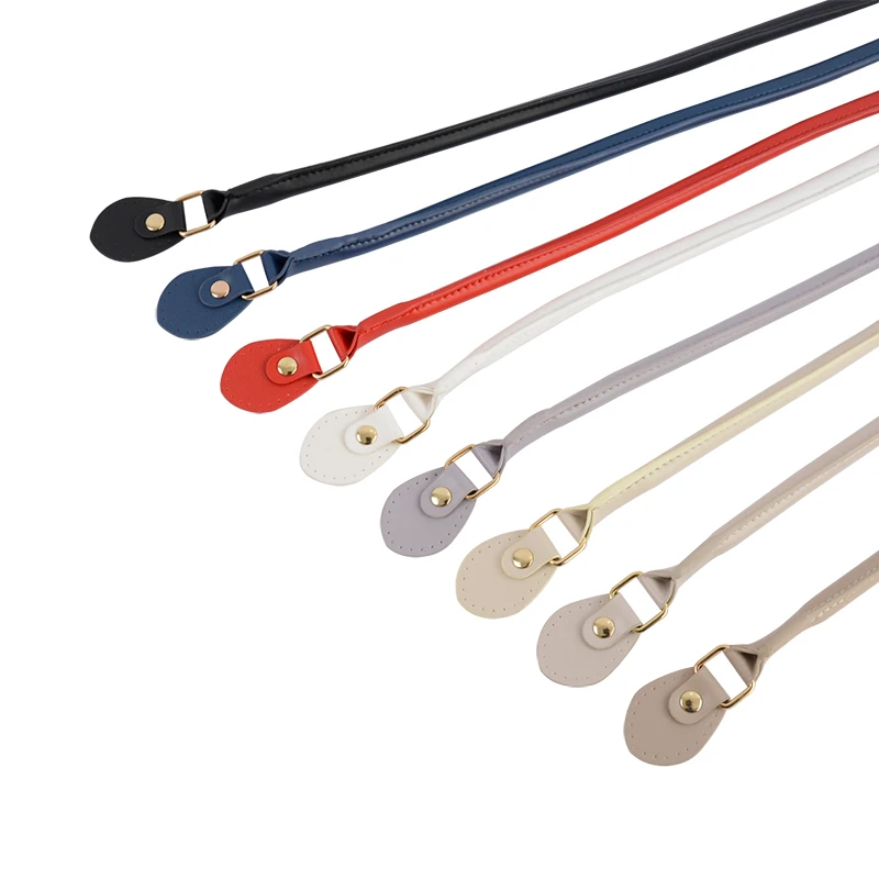 Fashion Ladies Women Handbag DIY Handles for Bag Replacement PU Leather Hand Sewn Strap bag Accessories