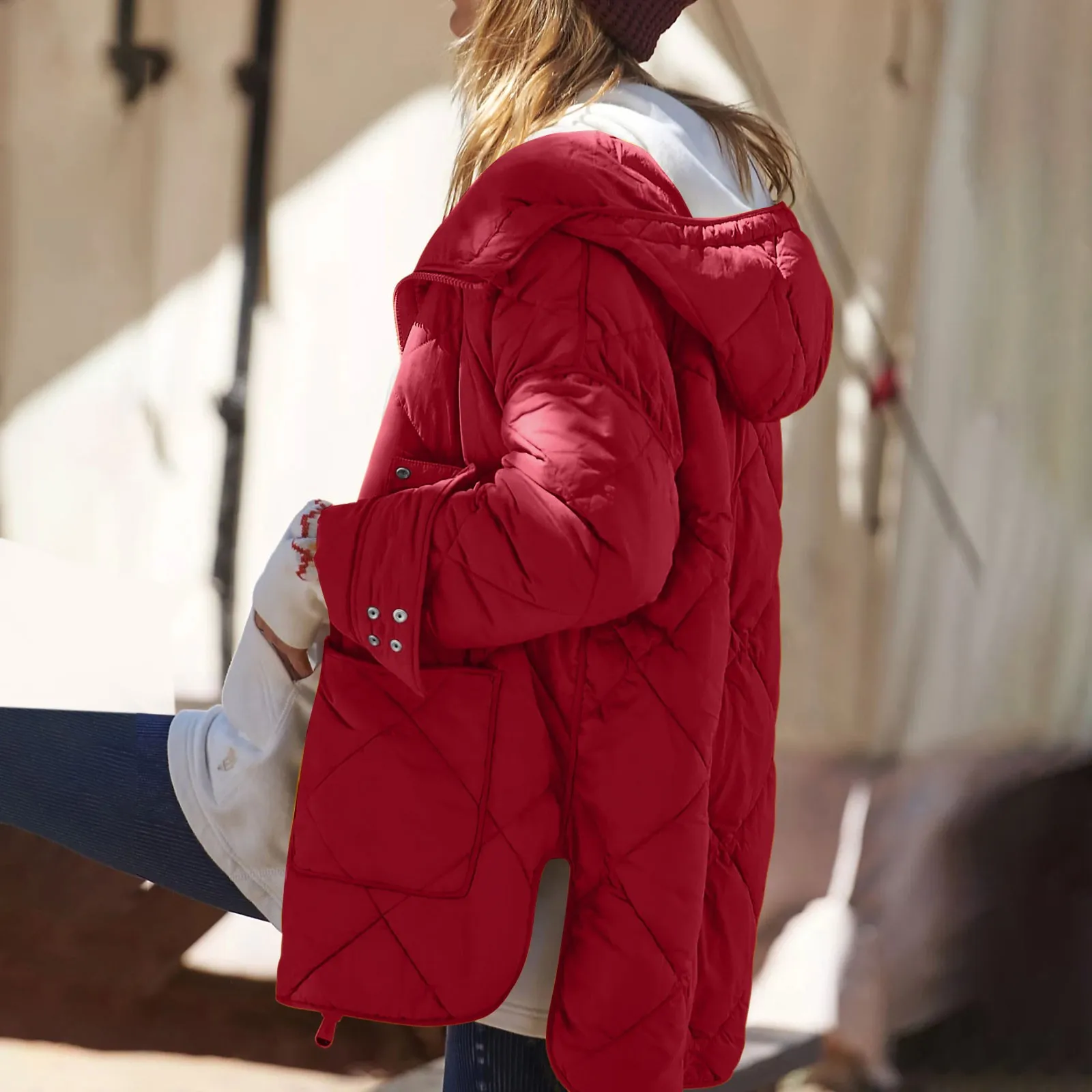 Теплая Повседневная легкая женская парка модная мягкая зимняя куртка 2024