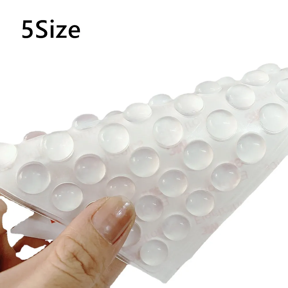 

Rubber Damper Self-adhesive Door Plug Buffer Cabinet Bumper Silicone Furniture Pad Seat Cushion Protector 8x2mm 11x5mm