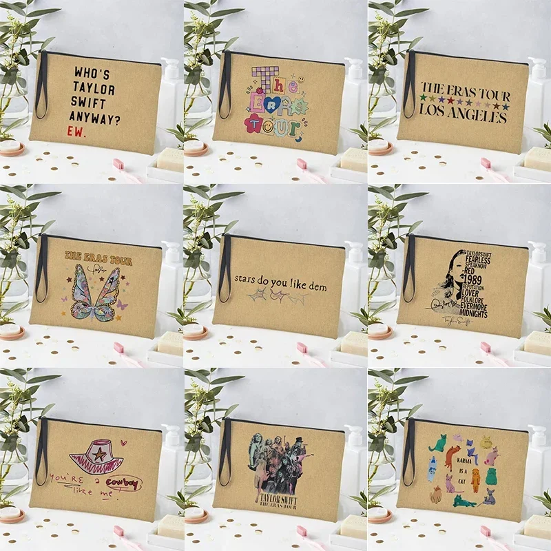 Женская льняная косметичка Taylor The Eras Tour In My Lover Era дорожные принадлежности для