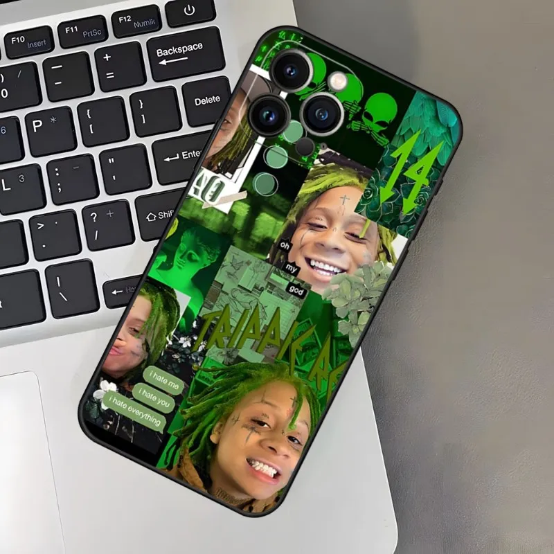 T-Trippie-Rapper-Redds чехол для телефона Iphone 14 Pro Max 13 Mini 11 12 Xr X Xs и для M20 M31 M14 M10 S23 Pro Plus задняя крышка (art.: 3920c170bcff9) - 3920c170bcff9