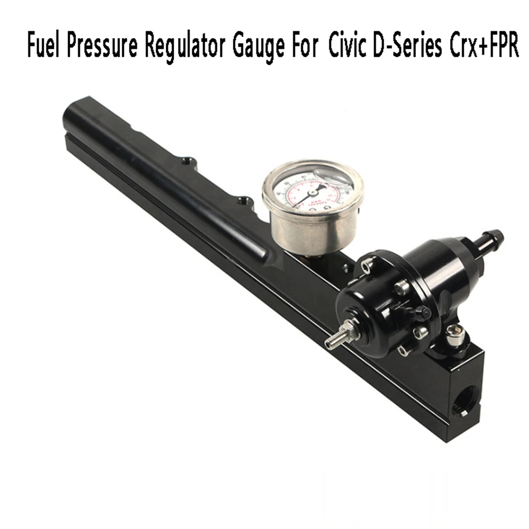 

Aluminum Alloy Fuel Pressure Regulator Gauge Fuel Rail Kit for Honda Civic D-Series Crx+FPR Regulator Fuel Car Accessory