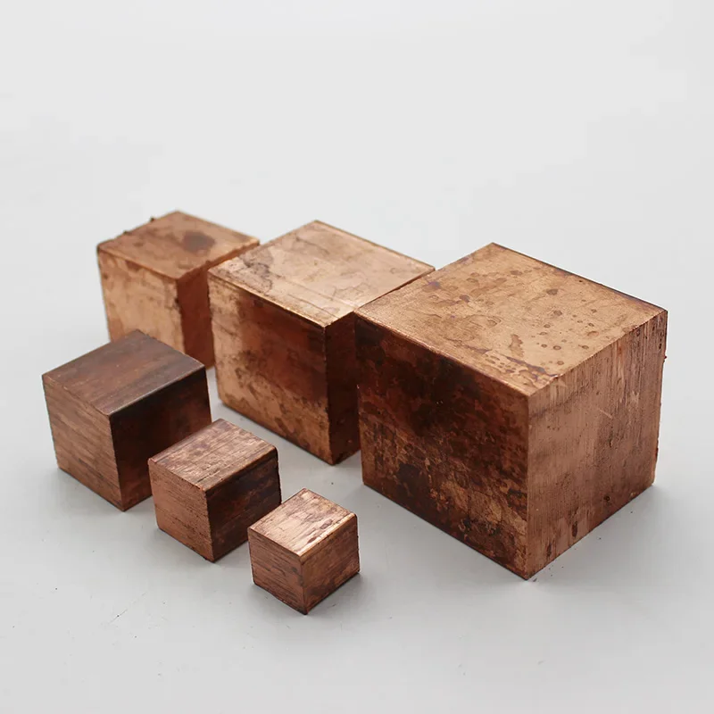 Медный куб 10мм 20мм 25мм 30мм 40мм 50мм 60мм