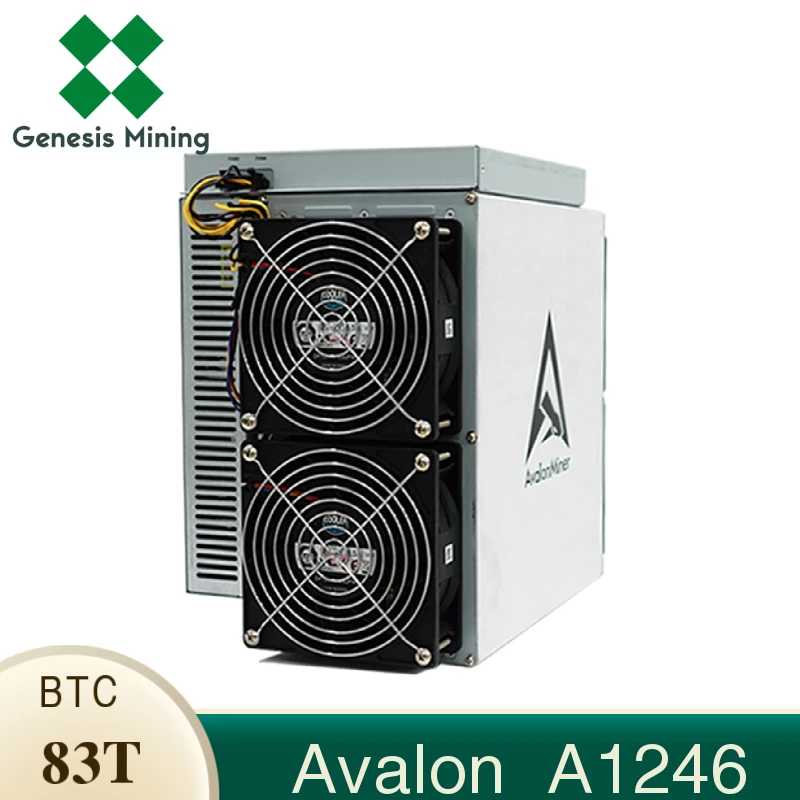 

Used Bitcoin BTC Mining Avalon A1246 90T Better than Avalon Miner M21S M20S M3 Antminer S9