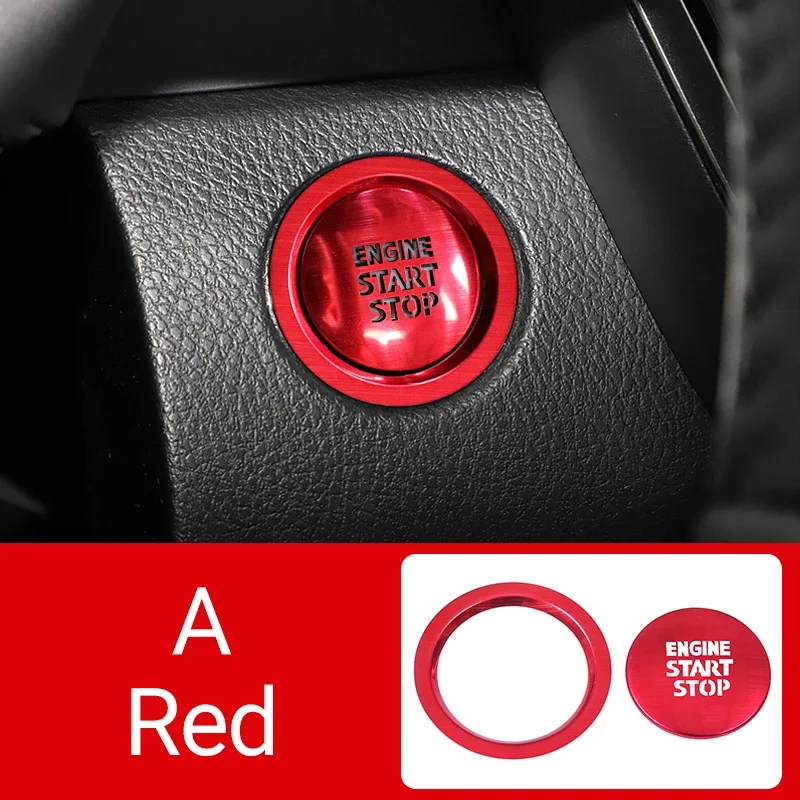 

Двигатель автомобиля, кнопка запуска и остановки одним щелчком мыши, кольцо, накладка, круг, наклейки для Toyota Camry XV70 70 2018 2019 2020 2021 2022 2023