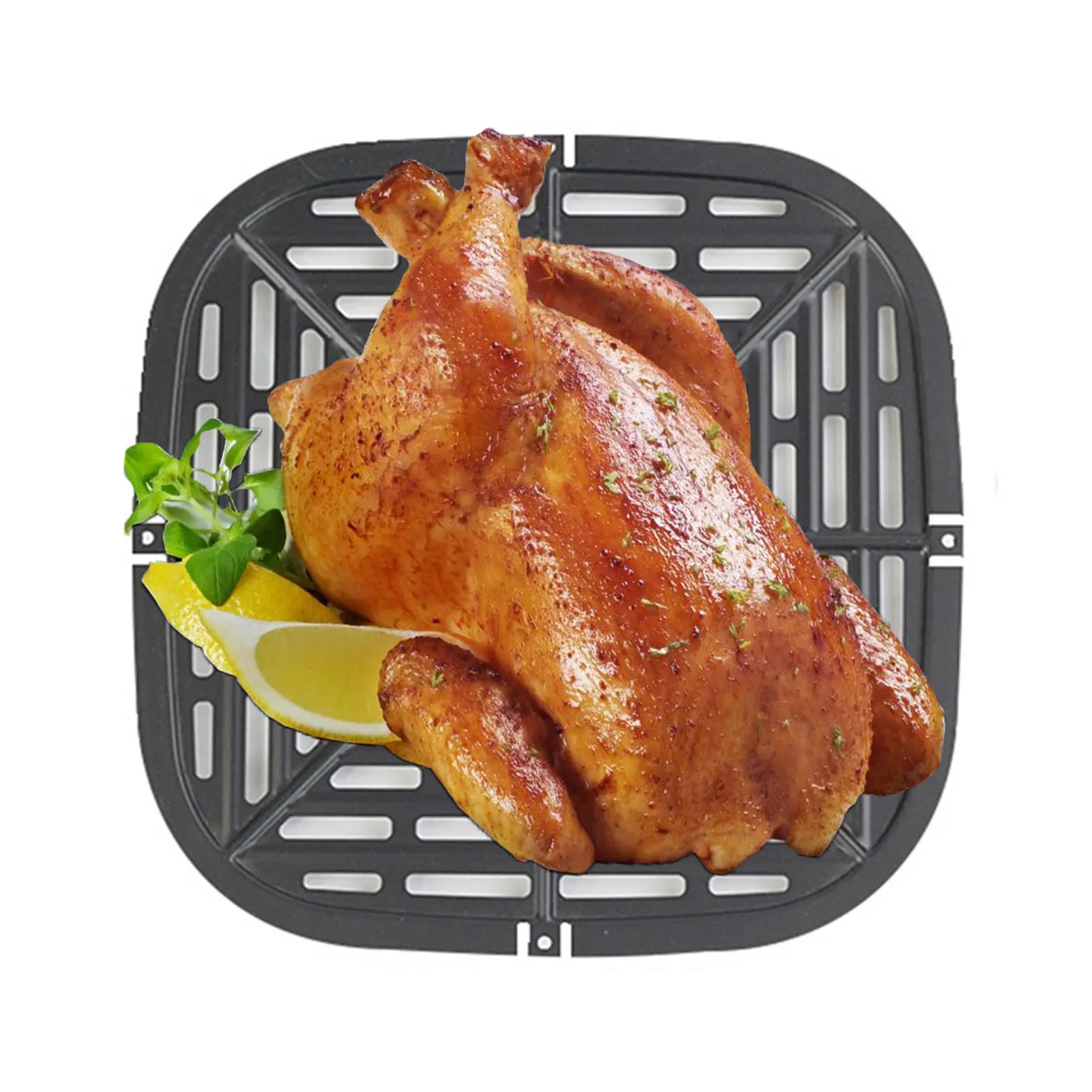 

Air Fryer Plate With Non-Stick Coating Non-Stick Coating Crisper Plate Dishwasher SafeAir Fryer Replacement Parts Basket Grill