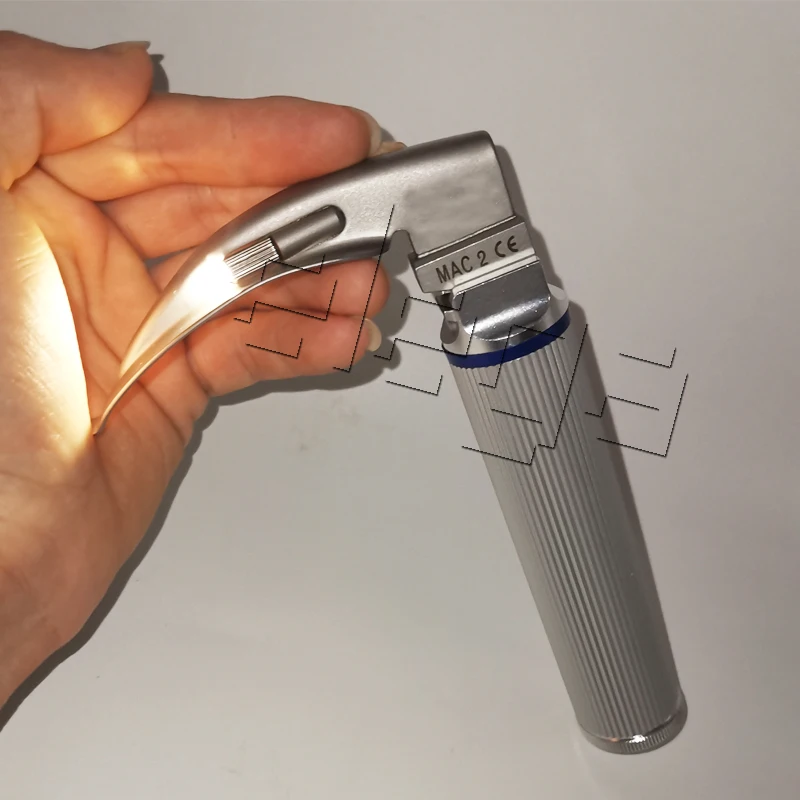 Анестетический многоразовый светодиодный ларингоскоп из нержавеющей стали