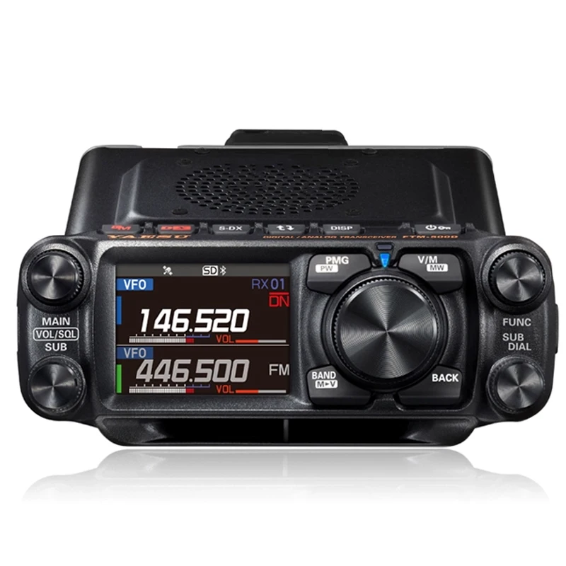 Фото Радиостанция YAESU FTM-510DR/DE C4FM, цифровая/аналоговая, двухдиапазонная (VHF/UHF), мобильная, 50 Вт, высокая мощность, автомобильная, рация, большая дальность действия №1