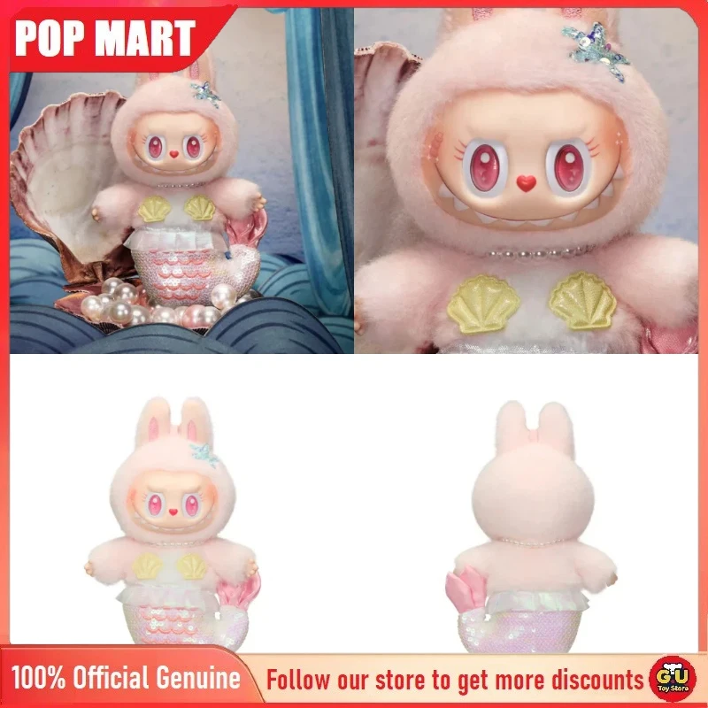 Фото POP MART Серия Flying LABUBU: Виниловые плюшевые куклы Labubu Капитан, Моряк, Русалка, Коллекционные подвесные карточки, Подарок на день рождения для девочек, Игрушки №2